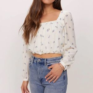 Backyard Roses Shelly Top